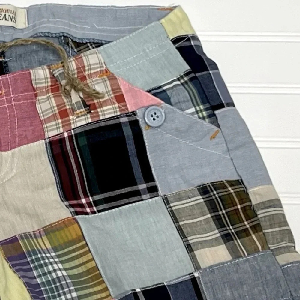 ZANA DI ORIGINAL PATCH QUILT COTTON SHORT SHORT SIZE 5 - Picture 4 of 7
